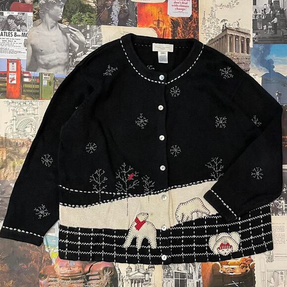 The cutest christmas sweater black - Picture 1 of 7
